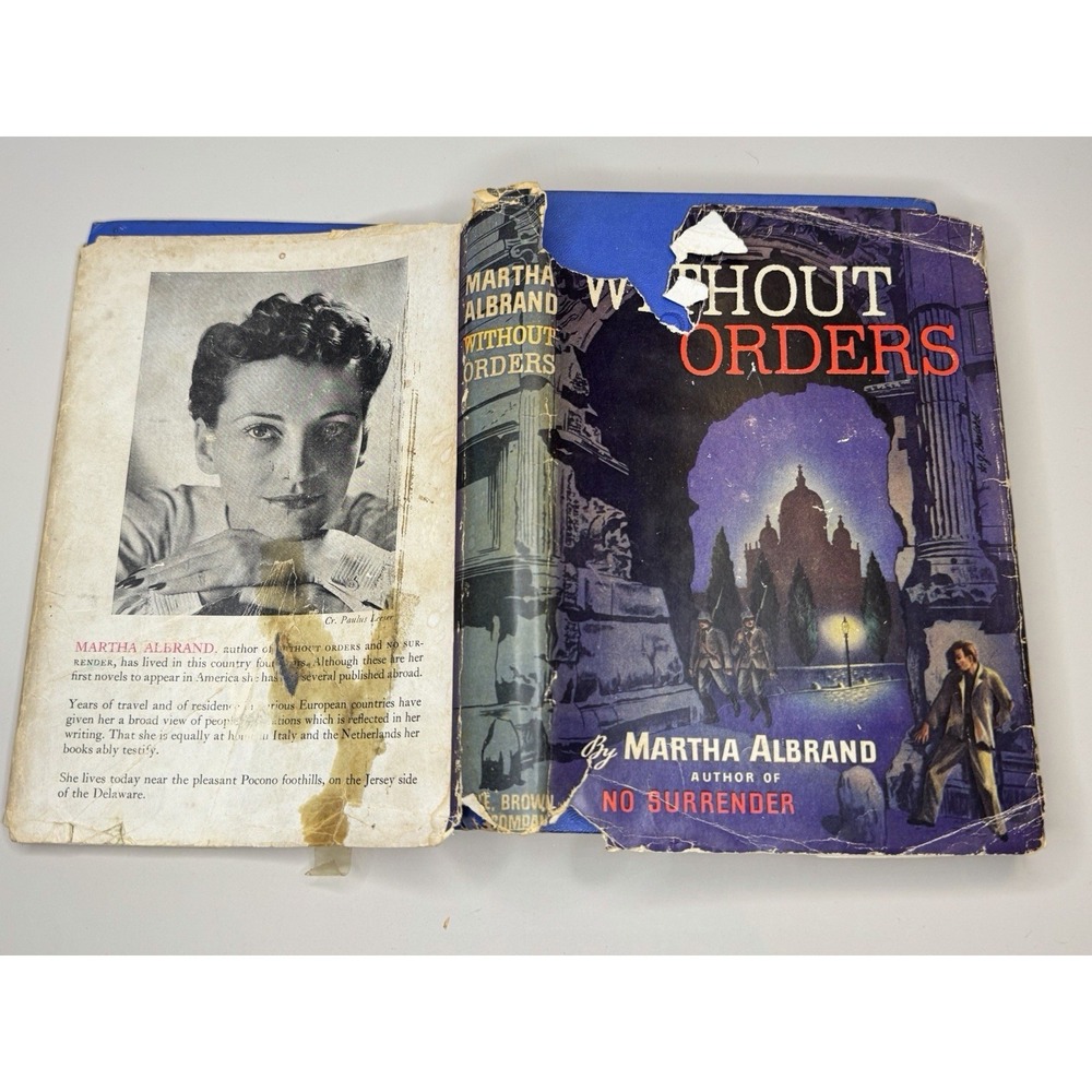 Without Orders by Martha Albrand Hardcover with Dust Jacket